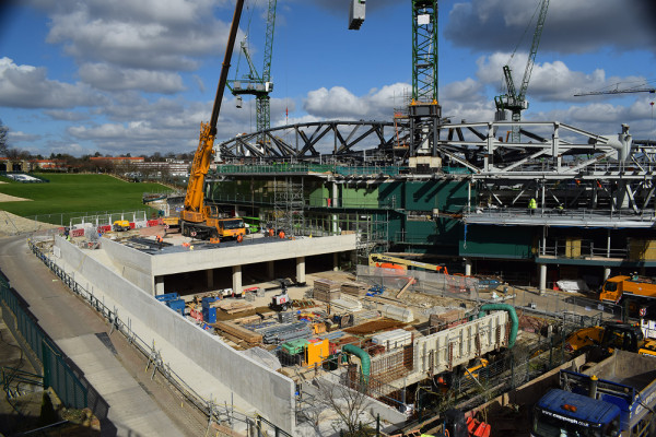 Second Image - Ventex 450S Centrifugal Fan providing top down ventilation at Wimbledon 1