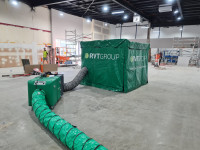 Dustex DustMaster Pro and Soundex Multi-purpose enclosure supporting shopping centre refurb works