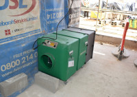 Dustex DustMaster Pro ready to extract dust on a live construction site