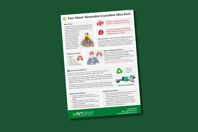 Silica Dust: Fact Sheet